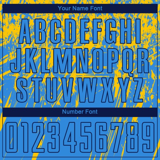 Uniform Sublimation Soccer Blue Custom Yellow-Navy Jersey Powder Uniform Sublimation Soccer Blue Custom Yellow-Navy Jersey Powder