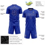 Sublimation Jersey Soccer Uniform Custom Royal-White Royal