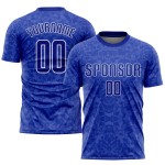 Sublimation Jersey Soccer Uniform Custom Royal-White Royal