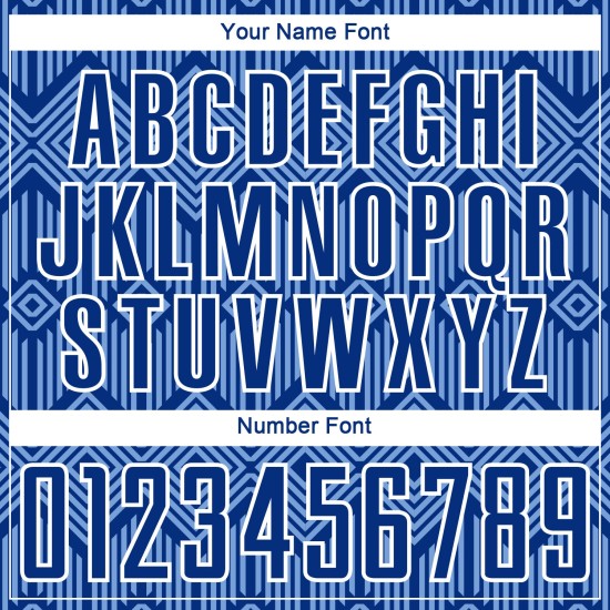 Custom Royal Geometric Jersey Light Shapes Sublimation Uniform Blue-White Soccer Abstract Custom Royal Geometric Jersey Light Shapes Sublimation Uniform Blue-White Soccer Abstract