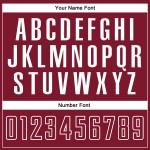 Custom Gray Split Fashion Sublimation Crimson-White Jersey Uniform Soccer