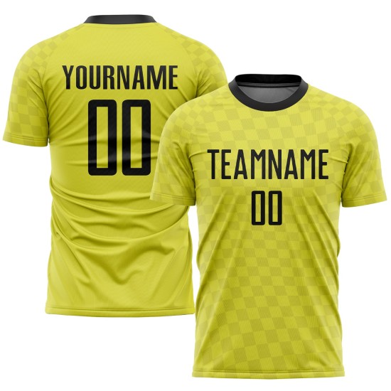 Uniform Soccer Gold Jersey Custom Sublimation Black Uniform Soccer Gold Jersey Custom Sublimation Black