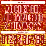 Jersey Soccer Sublimation Line Red Custom Light Uniform Yellow-White
